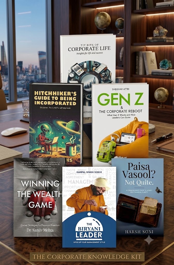 The Corporate Knowledge Kit – 6 Books for Career, Money, Leadership & Corporate Life